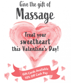 Image for post Give your loved ones the gift of massage this Valentine's Day! 