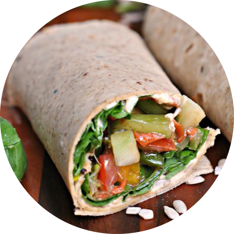 Crunchy Veggie Wrap